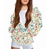 Kinder Mode Bedrucktes Langarm Kapuzensweatshirt Mädchen Hoodie Jacke