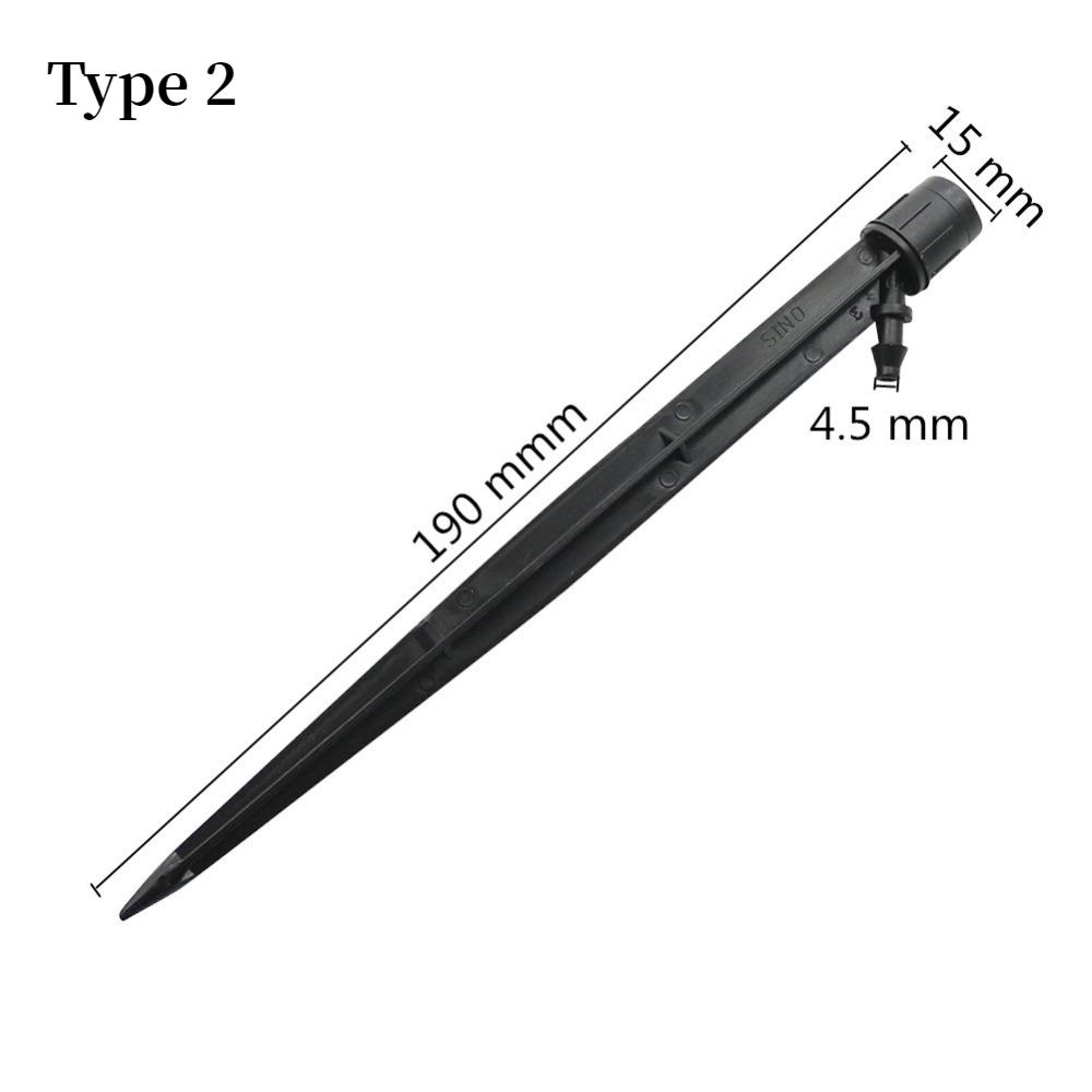 

19/26Cm Scattering Dripper Water Nozzle Garden Watering Sprinkler 360 Degrees Garden Water Irrigation System For 4/7Mm 1/4 Hose