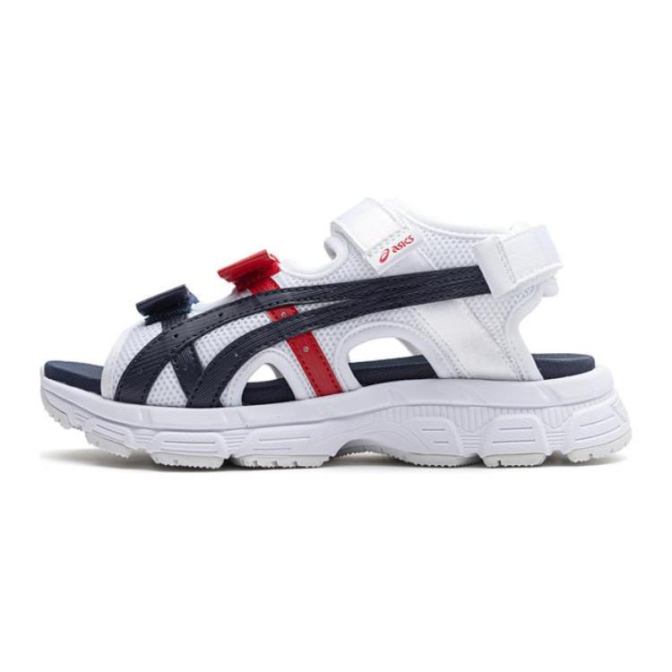 ASICS Children s Sandals White Black Red Teenagers 1204A142-100 39