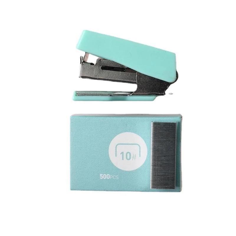 1PC Mini Stapler Set Staples Paper Binder Stationery Office Binding Tools School Supplies Stationery Cute Desk Accessories