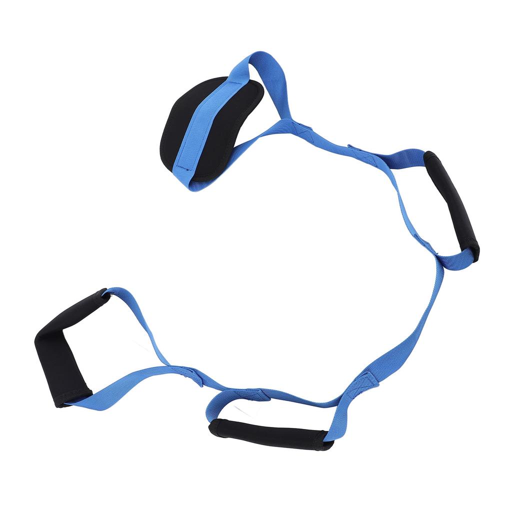 Leg Lifter Strap Anti Slip with 3 Handles Foot Lift Assist Pull Strap for Bed Wheelchair Car 44.9in