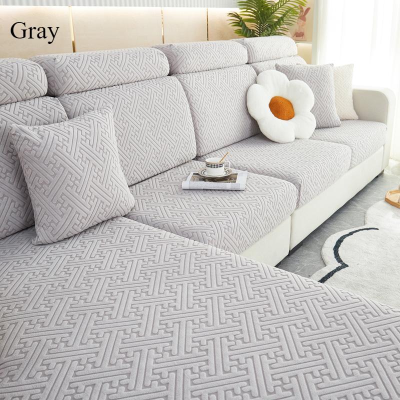 Чехол для дивана для гостиной, домашний, все включено, универсальный набор, 2024, новый диван, подушка, нескользящий, полный чехол, тканевый чехол для дивана Normal L