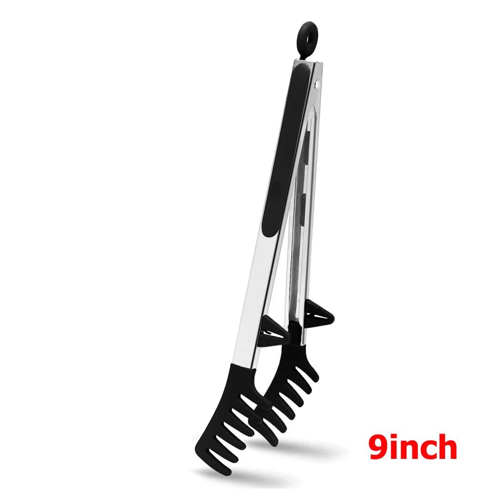 

Kitchen Tongs Silicone Food Tongs Non Stick Cooking Serving Tongs For BBQ Salad Steak Pasta Spaghetti Noodles