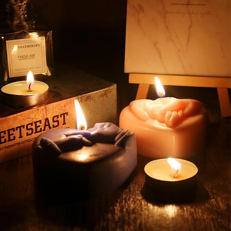 3D Herzförmige Silikon DIY Kerzenformen Für DIY Hausgemachte Seife, Heiratsantrag, Valentinstag Kerzenherstellungszubehör Bastelgeschenk