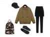Women's Plus Size Fleece-Lined Hip-Wrap Culottes Leggings - Warm, Slimming, Small Leg Fit for Autumn/Winter