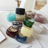 Anillos de Resina Acrílica Creativos de Moda Vintage Simples Geométricos Cuadrados para Mujeres Hombres Joyería