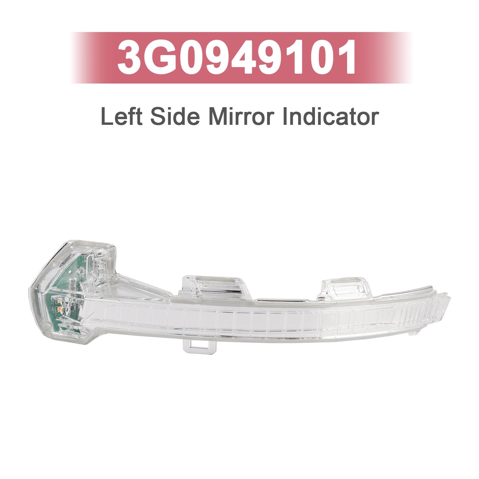 

Left Side Mirror Indicator Light Lamp for VW Passat B8 2015-2020 3G0949101