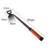 Metal Weed Cleaning Shovel 2 In 1 Garden Rake Stainless Steel 5/6/8/11 Teeth Dual Headed Weeding Tool For Gardening Weeding Tool