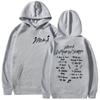 Rapper Mora Lo Mismo De Siempre Tour Album Hoody Men Women Vintage Aesthetic Sweatshirt Oversized Hoodie Streetwear