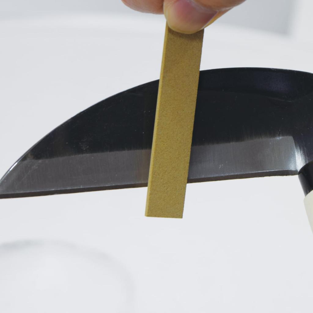 Takagi Made in Sharpening for Compact Oilstone, Half-Round, #500, Japan, Stick-type Stone, Round, Gardening, Sickles, Scissors, Machetes, Sharpener,