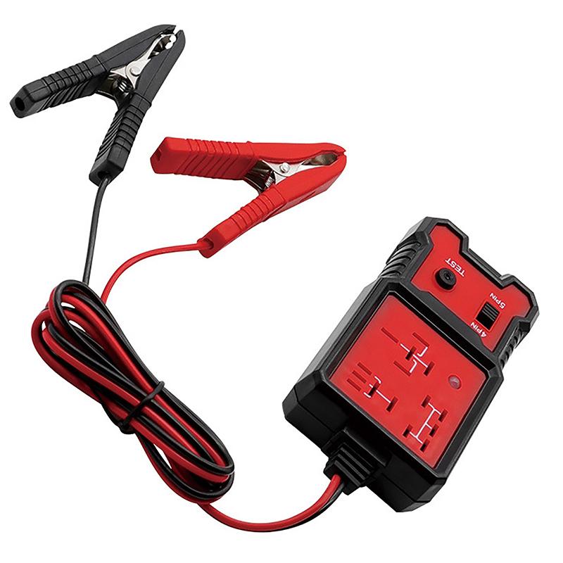 Universal elektronisk bilrelétester Bil bilbatterikontroll 12V biltilbehør Led-indikatorlys Diagnoseverktøy