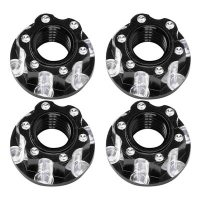 4 Stück M4 Schnitz Sechskantmuttern Aluminiumlegierung Passend für HSP Sakura D3 D4 1 10 RC Auto