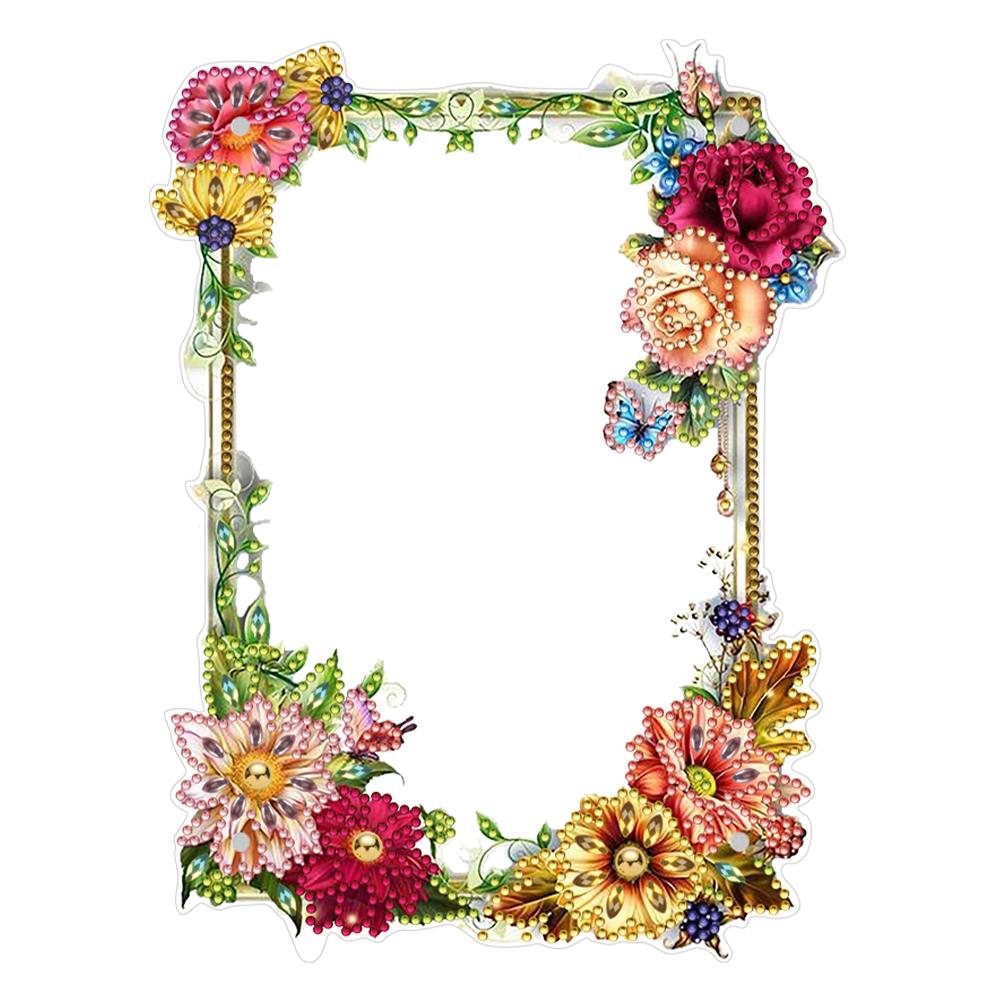 Sada pro DIY diamantové malování se speciálním tvarem květinového stolního diamantového malování ornament diamantový malování fotorámeček pro domácí kancelář