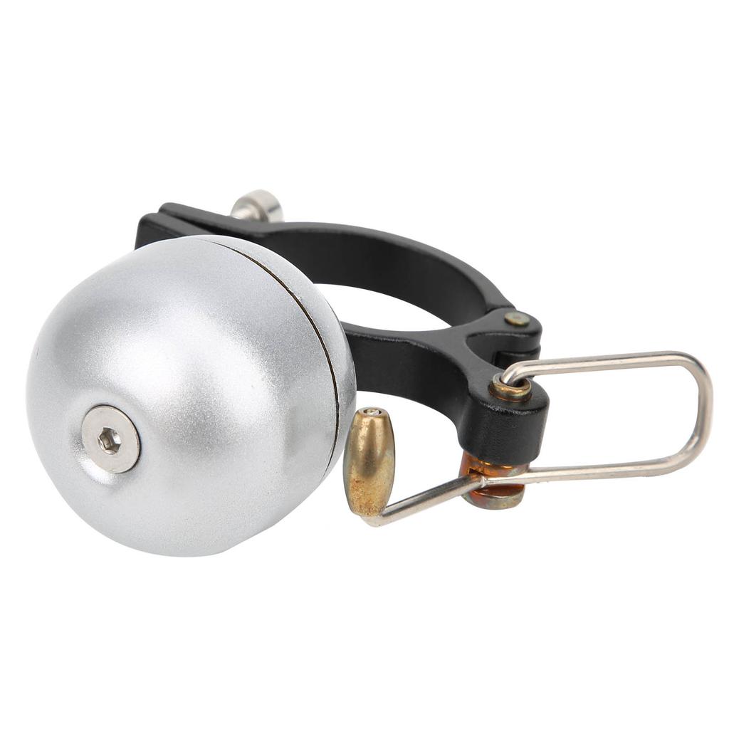 Sonerie retro pentru bicicletă, inel de aluminiu și cupru, accesoriu pentru bicicletă, argintiu