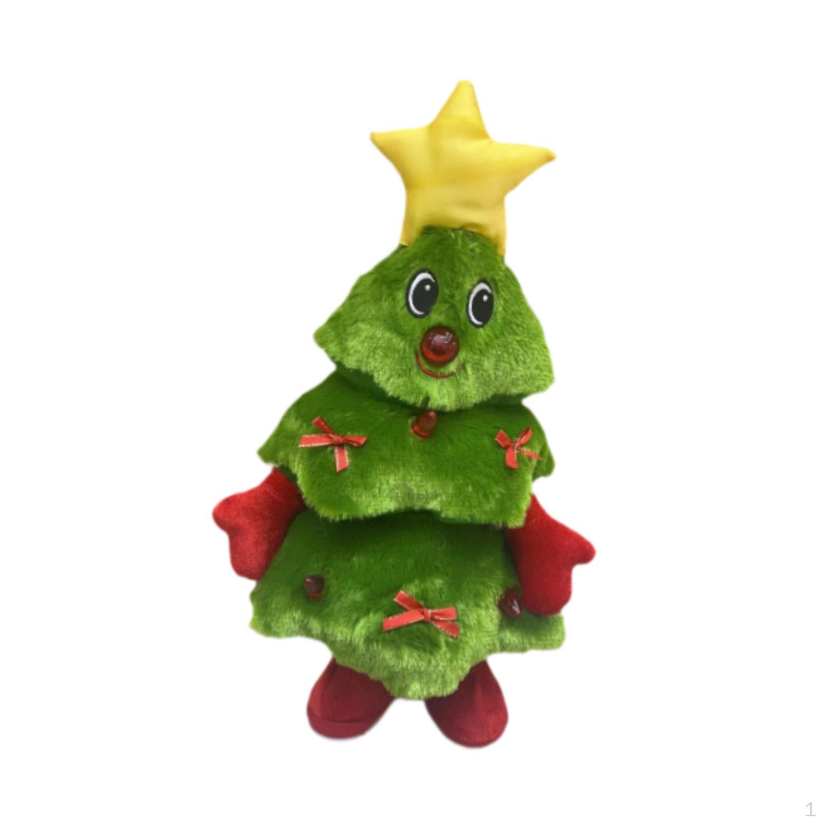 

Поющая танцующая рождественская елочная кукла 15 дюймов украшения мягкая новинка плюшевая игрушка