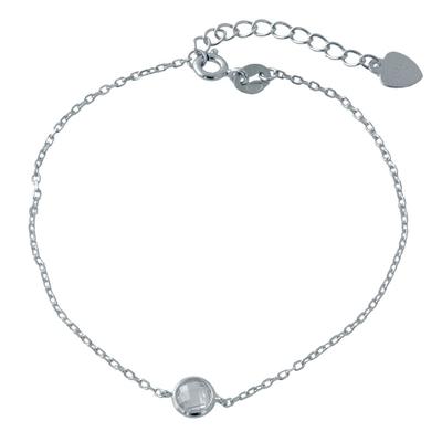 Zilveren armband met zirkonia's (2014447)