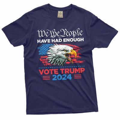 Hlasujte pro Trumpa Tričko My lidé Tričko USA DJT Donald Trump Podporující tričko