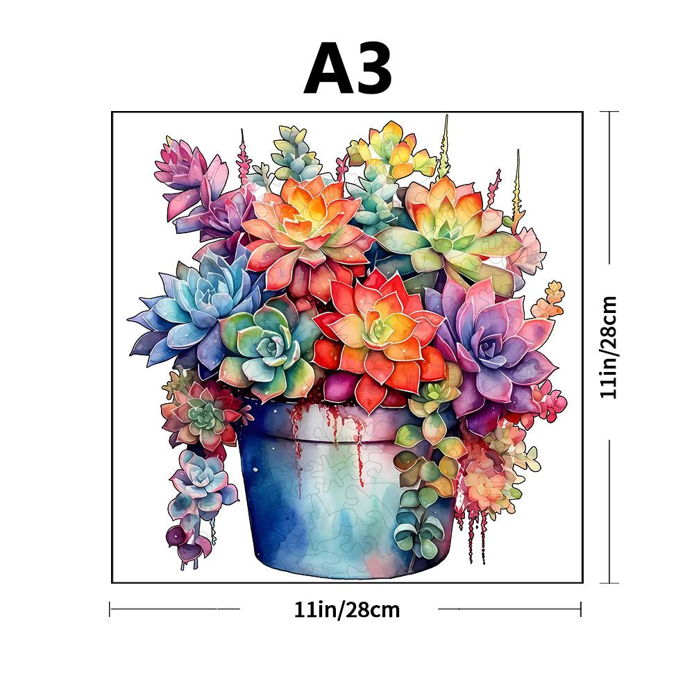 Interesting Colorful Cat - Wooden Puzzle - Challenge Your Brain - Perfect For Birthdays And Holidays - Colorfulchristmas Gifts