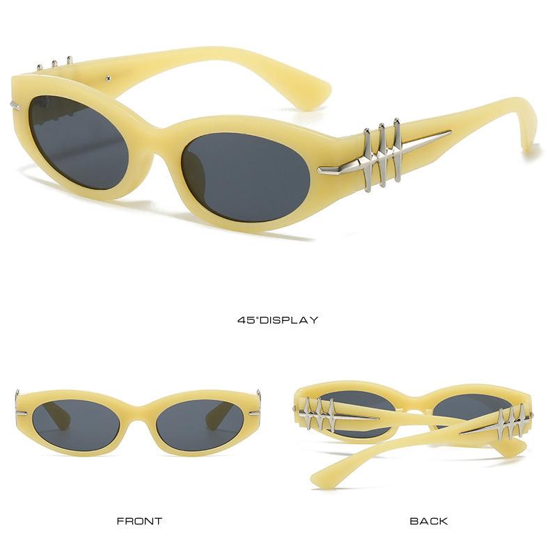 Sonnenbrille Damen Trend 2025 Klassisch Rund Retro Vintage Shades Großrahmen Sonnenbrille Marke Designer Klassische Sonnenbrille UV400