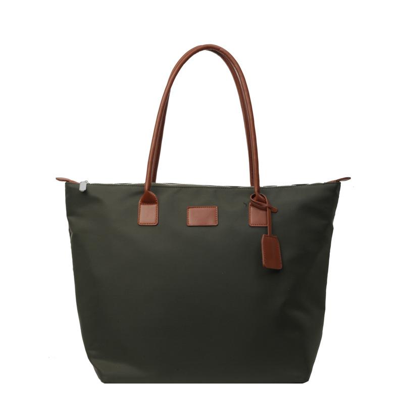 

Женская дорожная сумка, большая вместительная сумка через плечо, однотонная сумка через плечо, большая сумка зелёный