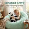 Home Decoration Stuffed Panda Doll Bedroom Sofa Panda Throw Pillows  Headboard Cushion