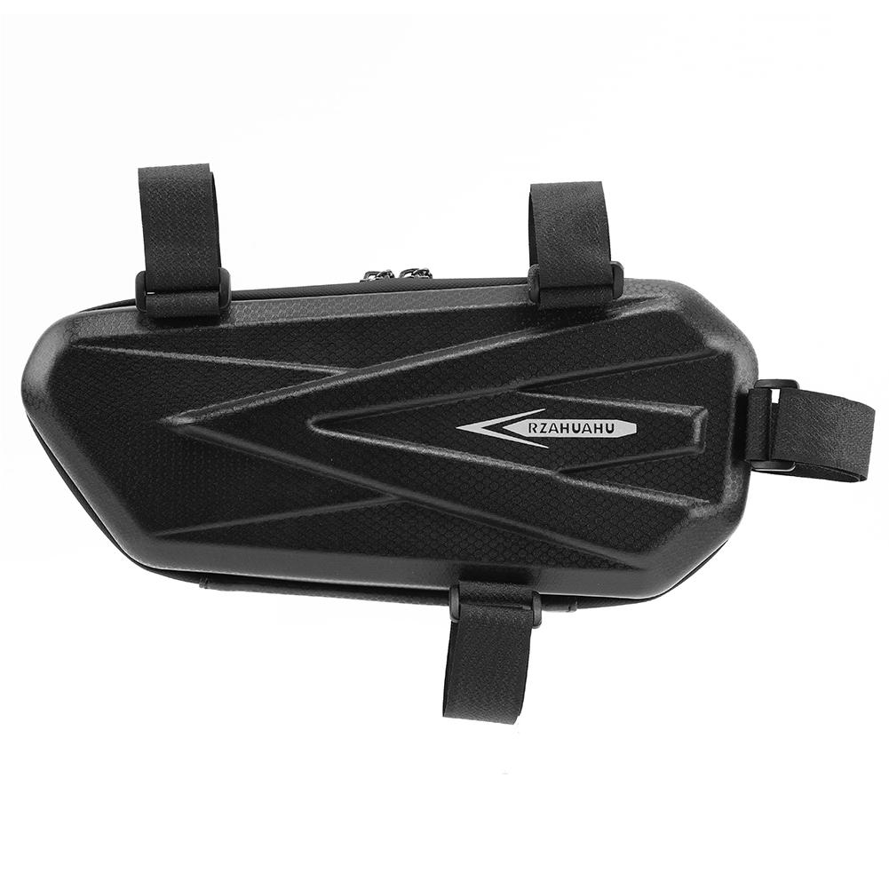 

Hard Shell Triangle Bag Waterproof Engine Crash Bars Bag Multifunctional Mountain Bike Triangular Pouch for Universal Motorcycle