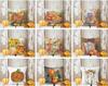 Pumpkin Design Fall Pillow Cover Halloween Orange Cushion Autumn Fall Pillow Case Orange & Green Pumpkins Pillowcase