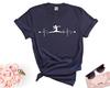 Gymnastik T-Shirt Mädchen Gymnastik T-Shirt Tumbling Athlet Geschenk Damen Frauen Sport