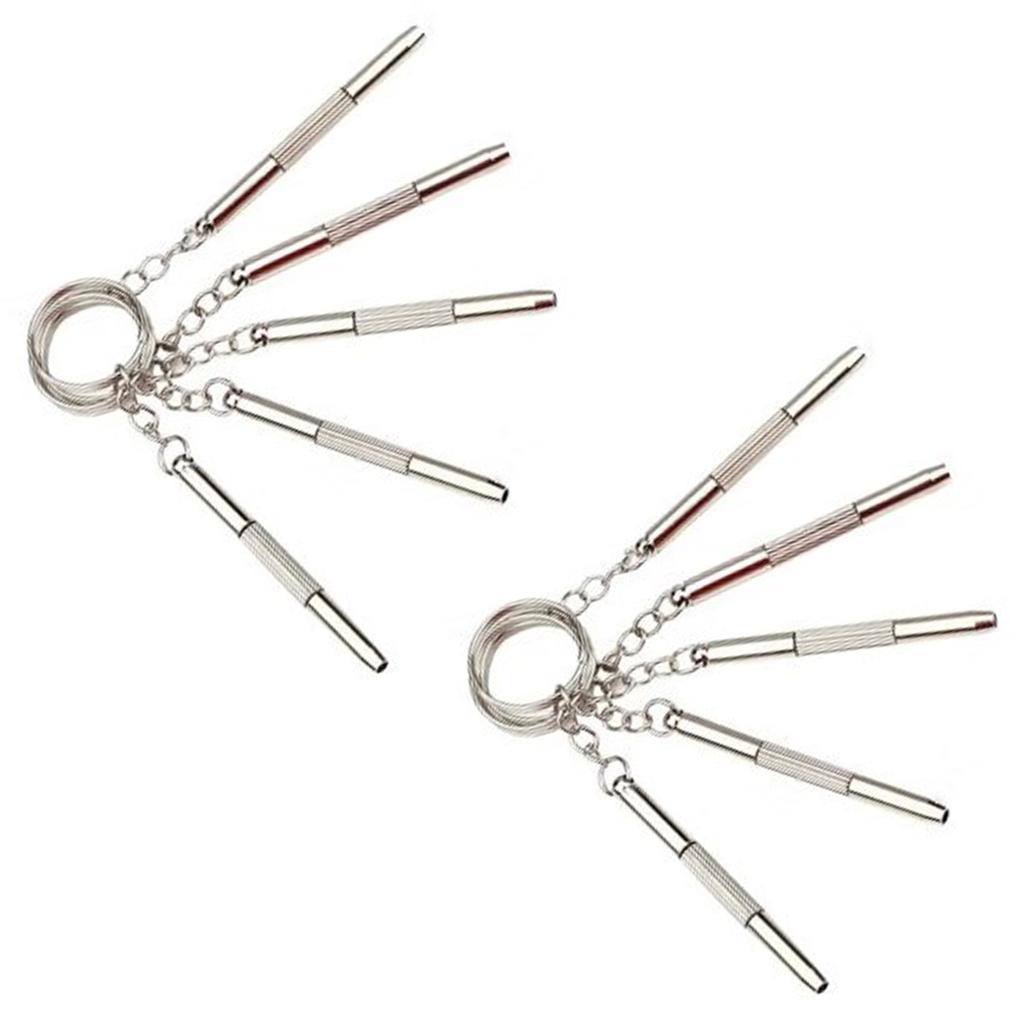 Eyeglasses Screwdriver Repair Kit Precisions 4 In 1 Mini Screwdriver Set Keychain Glasses Sunglasses Watch Electronics