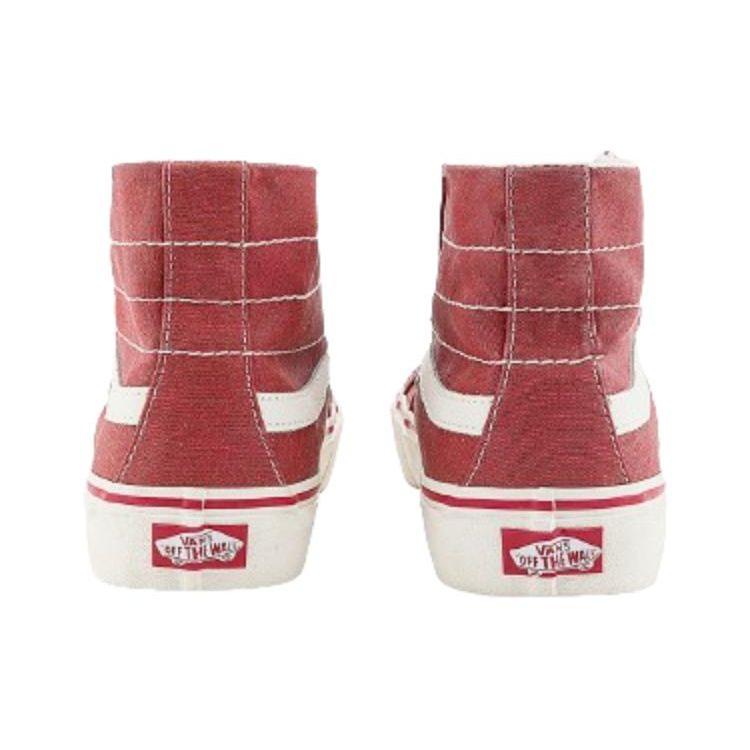 Vans Sk8 Comfortable Simple High-Top Skate Shoes Unisex Sneakers Red VN0A4BX7BJL
