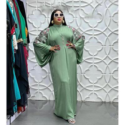 2023 Women's Plus Size Chiffon Hijab Dress - New Style Long African Robe