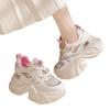 Thick-soled heightening dad shoes women's summer 2025 mesh breathable lightweight soft-soled heavy industry casual sports shoes