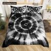 Flower Skull Bohemian Duvet Cover Set 3D Microfiber Roses Floral And Skeleton 2 Piece Bedding Set