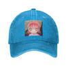 Blauwe Doos Hina Chono Anime Denim Pet Casual Baseballpetten Verstelbare Pet Zomer Unisex Baseballpetten