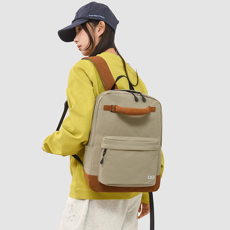 Schoolbag manufacturer wholesale backpack leisure bag backpack student bag men's bag women's bag support one piece