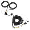 26FT Trailer Light Kit with Color Coded Wiring Harness for Fast Setup of Tail Brake Turn Lights for Utility Trailer