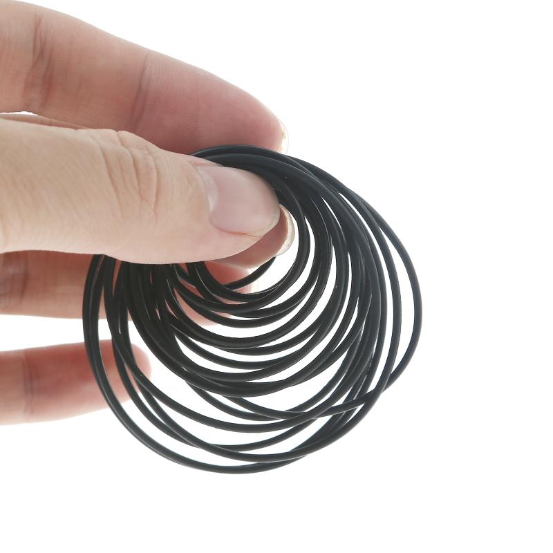 20Pcs 1.5mm Cassette Tape Rubber DVD Cassette Tape Recorder Turntable Strap Belt Durable Rubber Belts