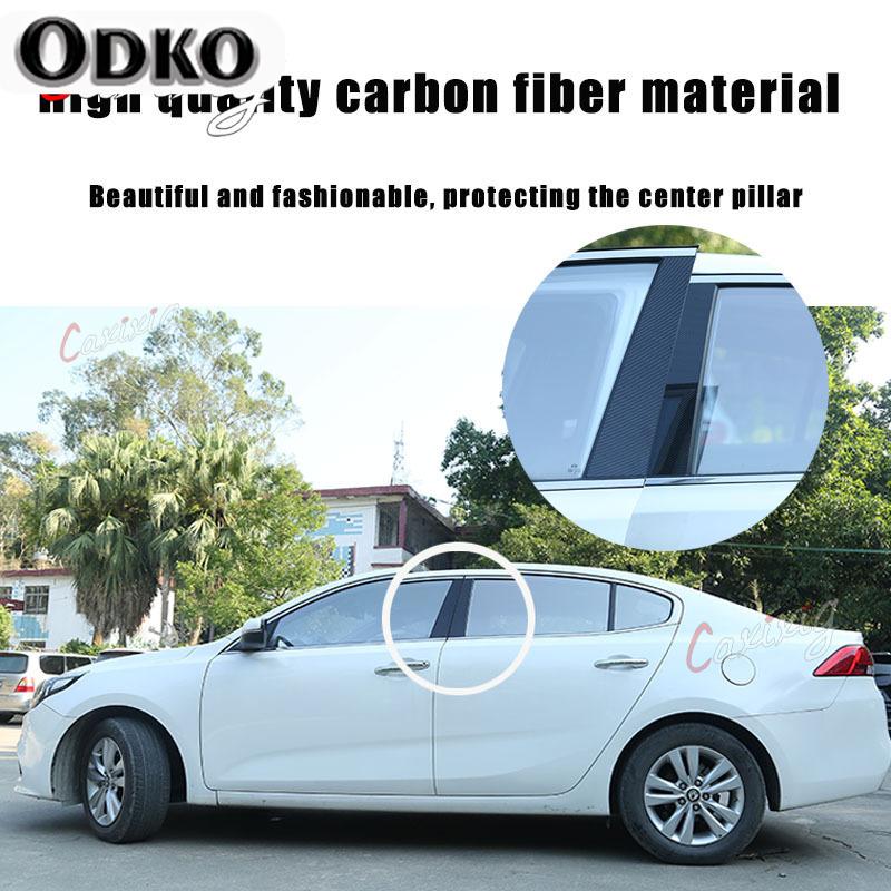 Glossy Car Window Center B-pillar Decoration Sticker Film for Honda CR-V CRV 2007 2008 2009 2010 2011 Accessories