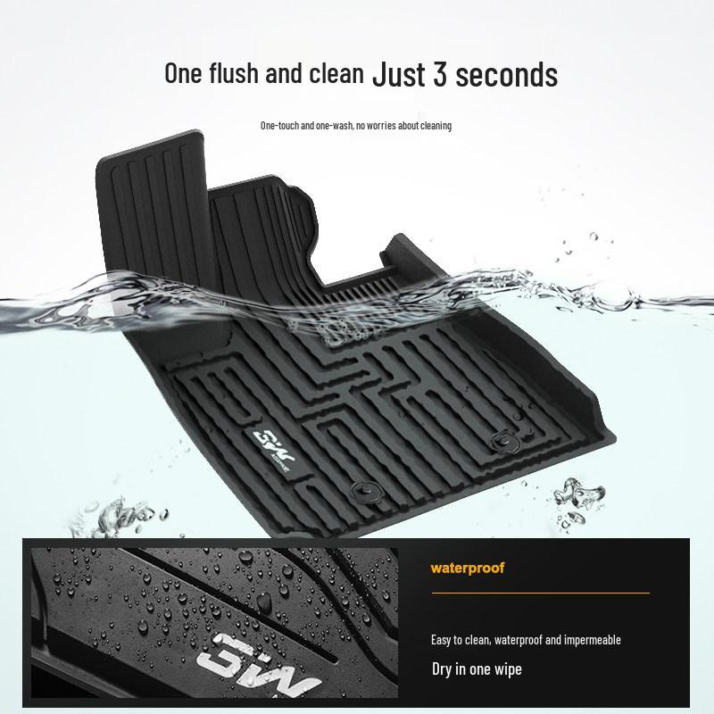 3W All-TPE Floor Mats for BYD Han EV, Han DM-i, Qin EV DM-i, Tang EV, Song Plus, Yuan PL