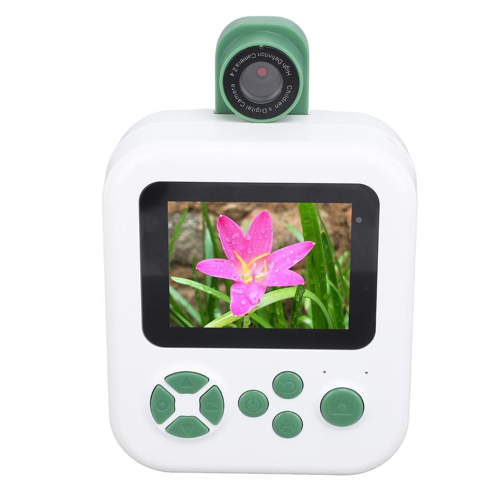 Camera Instant Print 2.4 Inch IPS Screen Selfie Digital Camera with 1080P Videos Portable Travel Camera for Boys Girls