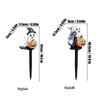 Resin  Figurine Solar Halloween Lights Cute Garden Stake Light  For Garden Courtyard Patio