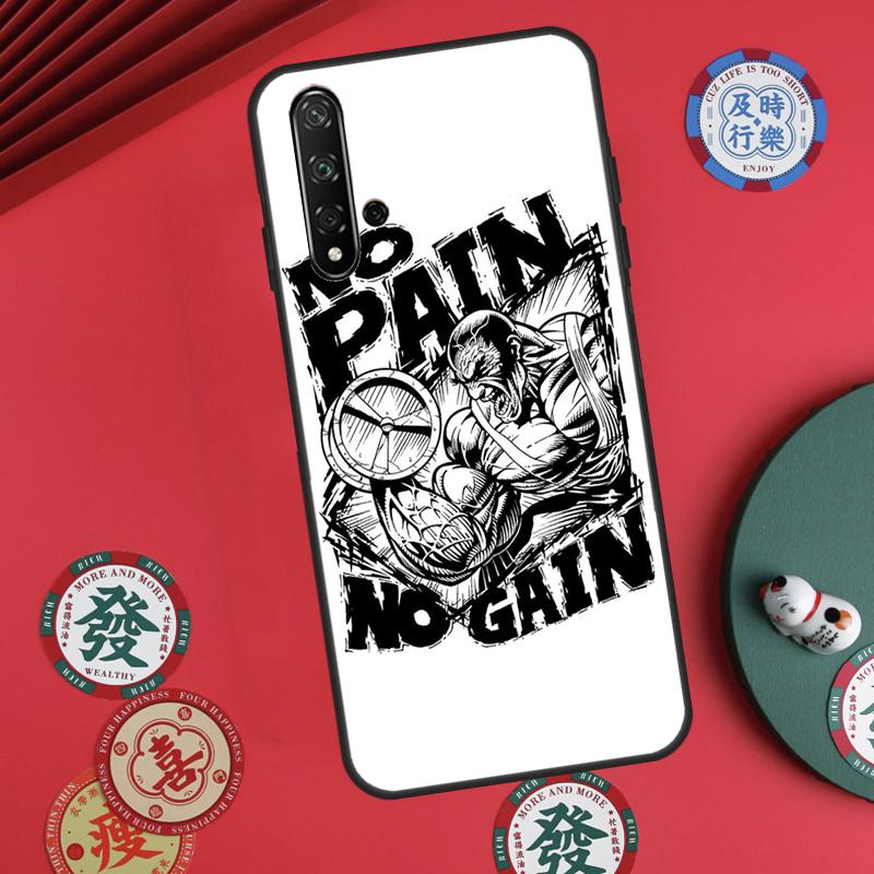 

No Pain No Gain Training For Huawei Nova 12s 7i 8i 11i 12i Y73 Y70 Y90 Y60 Y72 Y61 Y91 9 10 SE P30 Pro P40 Lite Case Huawei Nova Y70