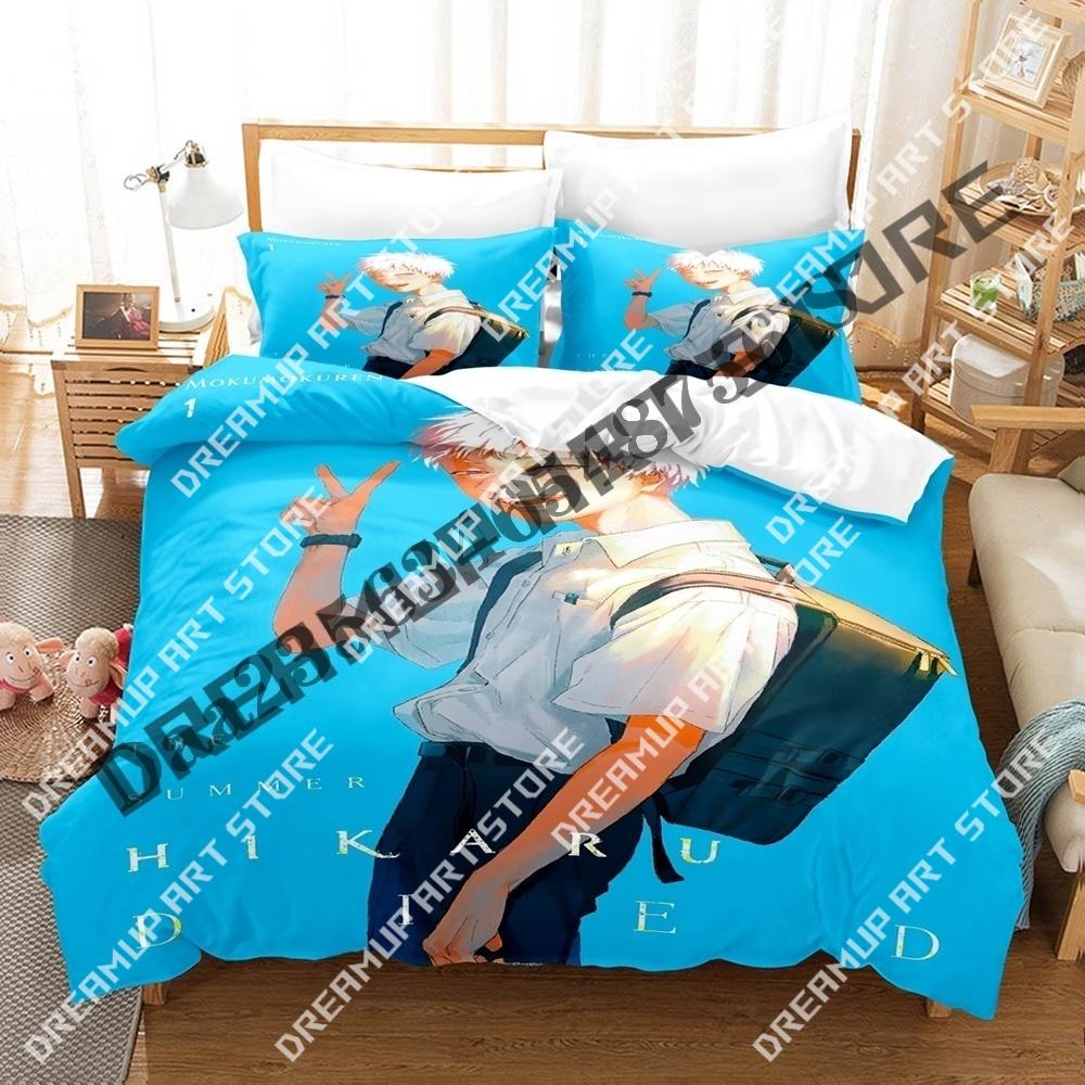 3D Print The Summer Hikaru Died Bedding Set Twin Queen King Full Size Duvet Cover Pillowcase Bed boys girls Adult Home Textiles