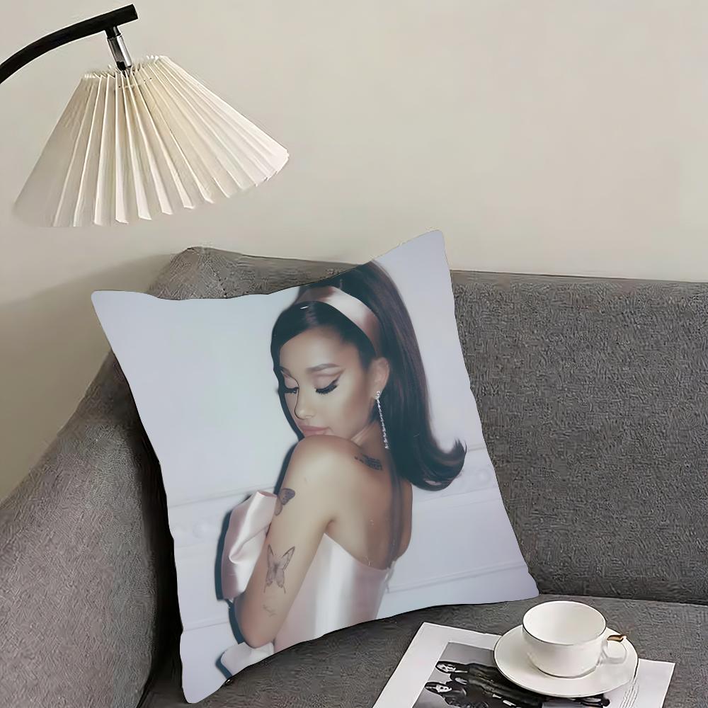 AAriana GrandeE Singer Cushion Cover Pillowcase Ultra Soft Skin Friendly Fabric Cloud Like Comfort Concealed Zipper