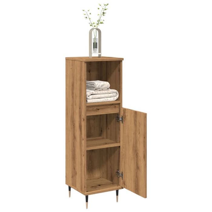 VidaXL Bathroom Cabinet Artisan Oak 30x30x100 Cm, Cabinet, Bathroom Storage Cabinet, Cabinet of 857206