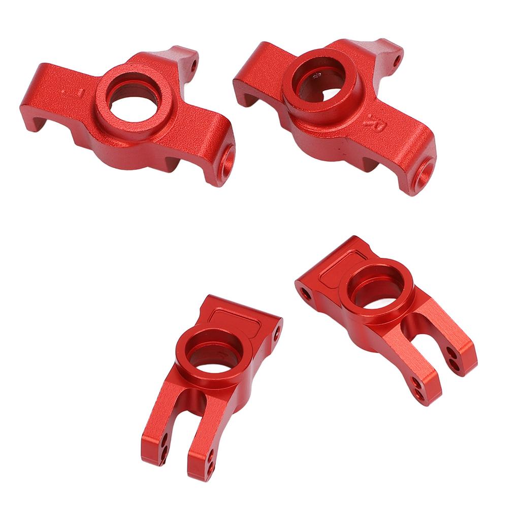 Front Steering Block Rear Hub Carrier Upgrade Parts for Hyper Go 114 14209 14210 Aluminum Alloy