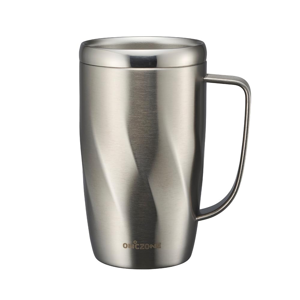 Doshisha Beer Beer Keeps Beer Cold Mug, Senka, 450ml, Silver, Only, ON℃ZONE
