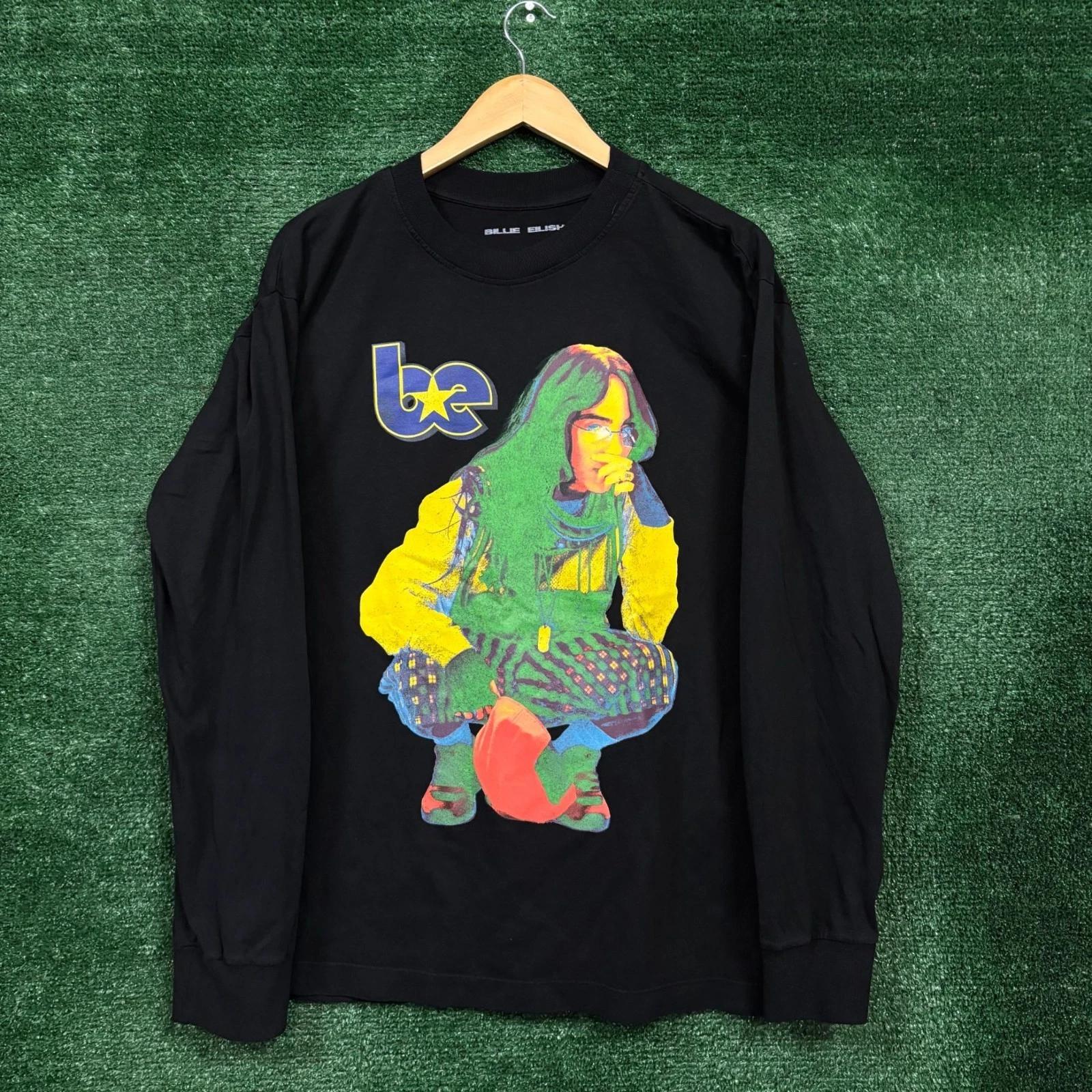 

Billie Eilish Hit Me Hard and Soft The Tour LS Shirt Size Large 4XL