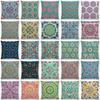 Neueste Boho Bunte Blumen Kissenbezug Rosa Regenbogen Lebhaft Floral Mandalas Musterdesign Begeisterung Drucke Kissenbezug