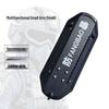 Compact Handheld Riot Control Shield with Teeth and Light